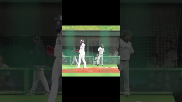 【ヤクルト】下慎之介の投球フォーム〜2024年3月28日 ヤクルトスワローズ対 読売ジャイアンツ