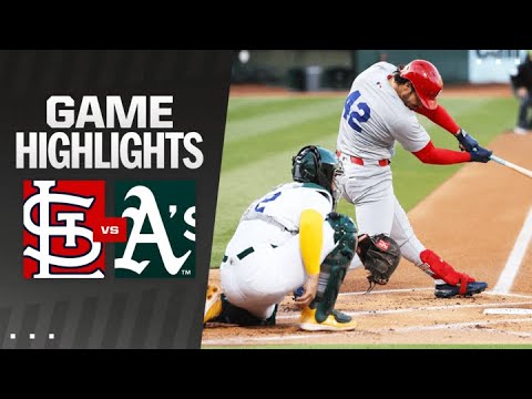 カージナルス対Aの試合ハイライト (4/15/24) |  MLB ハイライト