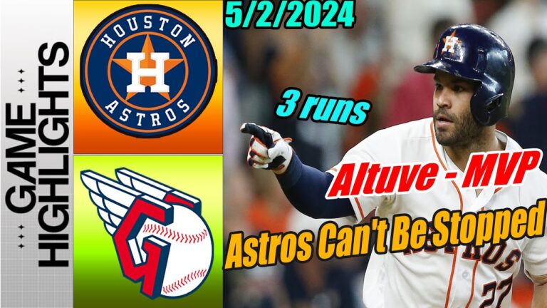 ヒューストン・アストロズ vs ガーディアンズ [Highlights TODAY] 🚨 ホセ・アルトゥーベがヒューストン・アストロズで3本塁打を放つ 🚨