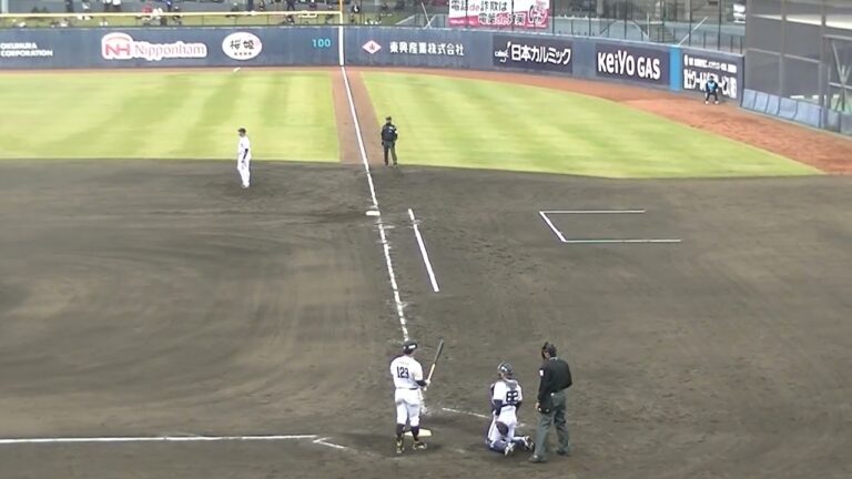 ジャイアンツ阿部剣友 大きな身体を使いこなせていないか？フォアボールを出す【プロ野球12球団合同トライアウト2023年11月15日】