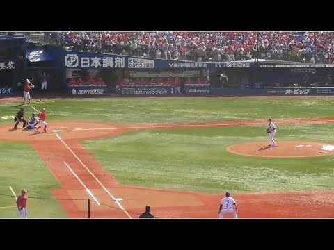 広島東洋カープ 田中広輔 逆転ホームラン 小園海斗 デッドボールの瞬間