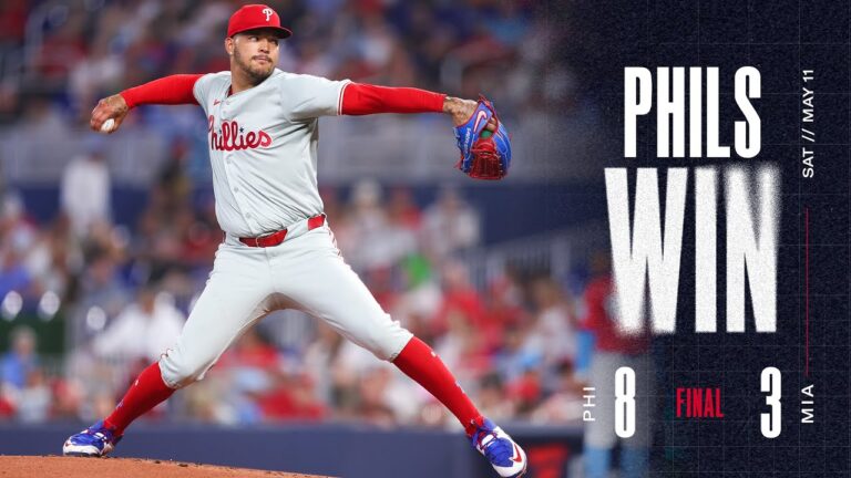 フィリーズ対マーリンズの試合ハイライト (5/11/24) |  MLB ハイライト