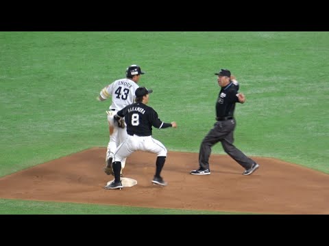 井上朋也のプロ初二塁打が判定覆り幻に・・・
