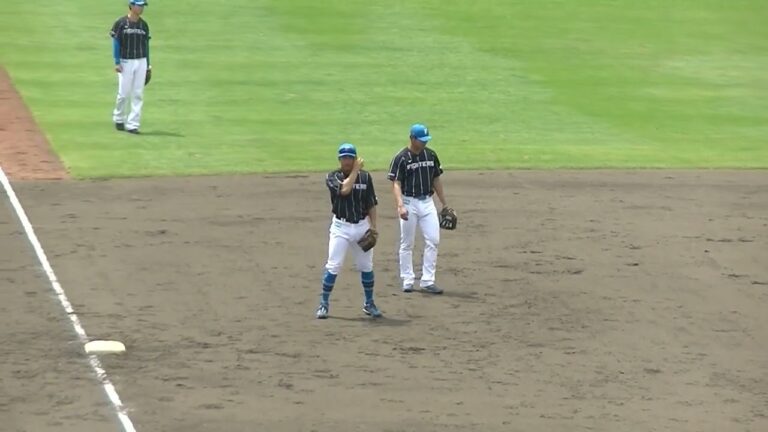 【ファイターズ】サード守備練習〜有薗直輝や古川裕大〜2024年5月8日 日本ハムファイターズ対 横浜DeNAベイスターズ 鎌ヶ谷