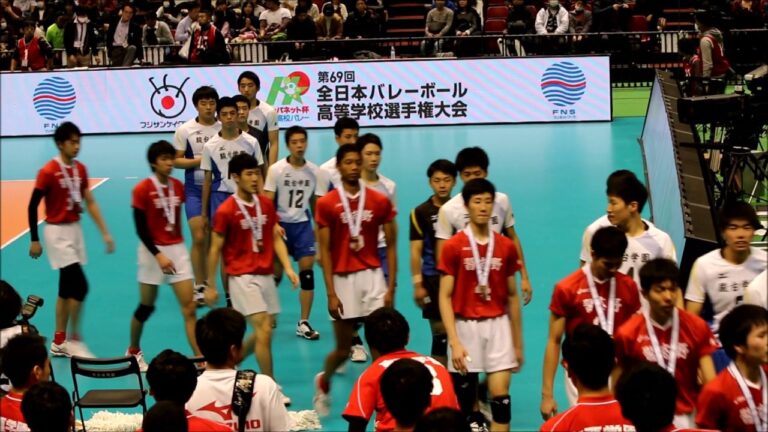 春高バレー2017 涙の銅メダル授与（習志野高校）