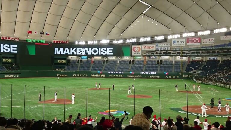 WBC⚾中国逆転　真砂登場アナウンス🎙