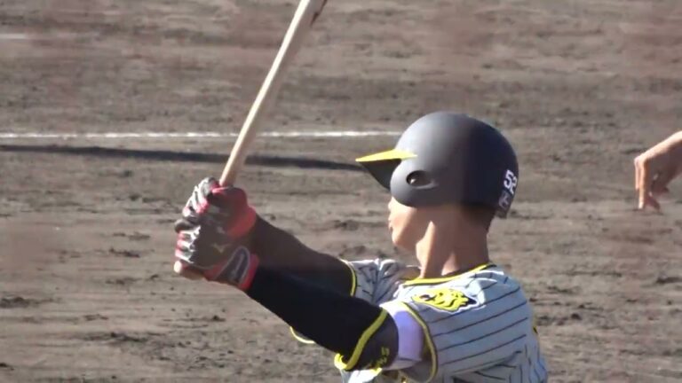 2024プロ野球練習試合 福島章大 ランナー出すも9回表を無失点に抑える