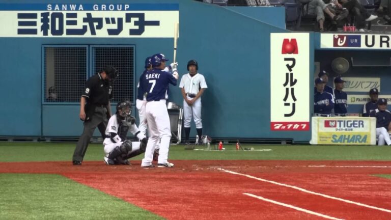 110528　オリックス・桑原投手vs中日ドラゴンズ・佐伯選手　HD動画