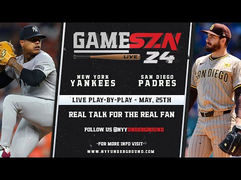 GameSZN ライブ: ニューヨーク ヤンキース @ サンディエゴ パドレス - ストローマン vs. シース - 05/25