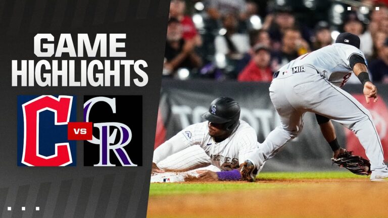 Guardians vs. Rockies Game Highlights (5/28/24) | MLB Highlights