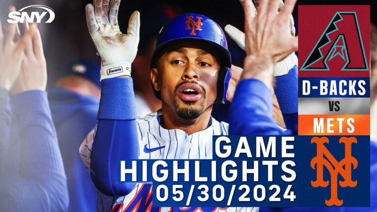 メッツ対ダイヤモンドバックス (2024 年 5 月 30 日) | NY メッツ ハイライト | SNY