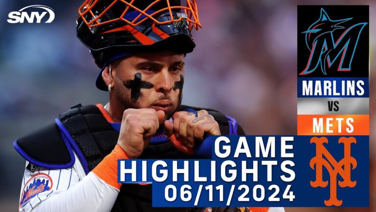 メッツ対マーリンズ (2024 年 6 月 11 日) | NY メッツ ハイライト | SNY