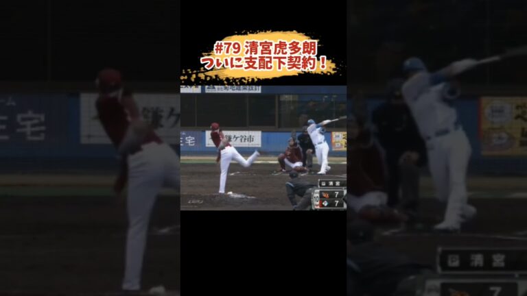 清宮虎多朗の活躍を願って #shorts #プロ野球 #東北楽天ゴールデンイーグルス