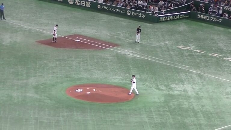 佐藤都志也 サード頭を超えるタイムリーツーベースヒットを放つ【読売ジャイアンツ対千葉ロッテマリーンズ2024年6月4日】
