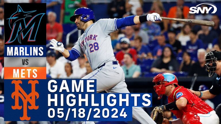 メッツ対マーリンズ (2024 年 5 月 18 日) | NY メッツ ハイライト | SNY