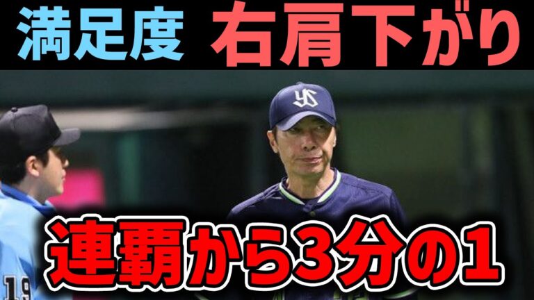 【閲覧注意】高津監督采配、最高評価から最低クラスまで落ちてしまう....【アンケート企画】