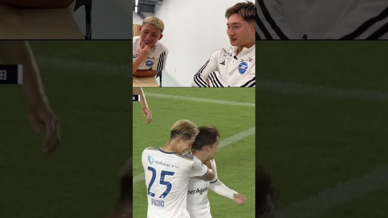 #藤尾翔太 がゴールを #荒木駿太 と振り返る！ #FC町田ゼルビア #サッカー #スポーツ #shorts
