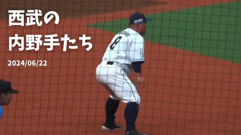 イースタン・リーグ【西武の内野手たち】西武vsロッテ　ベルーナドーム　2024/06/22