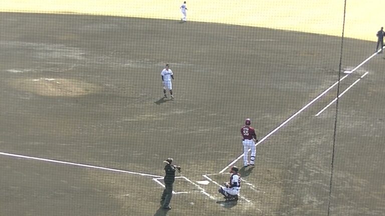 楽天 入江大樹 三振 安田悠馬は良い当たりもライトフライに倒れる【イースタン 読売ジャイアンツ対 楽天ゴールデンイーグルス2024年3月16日】