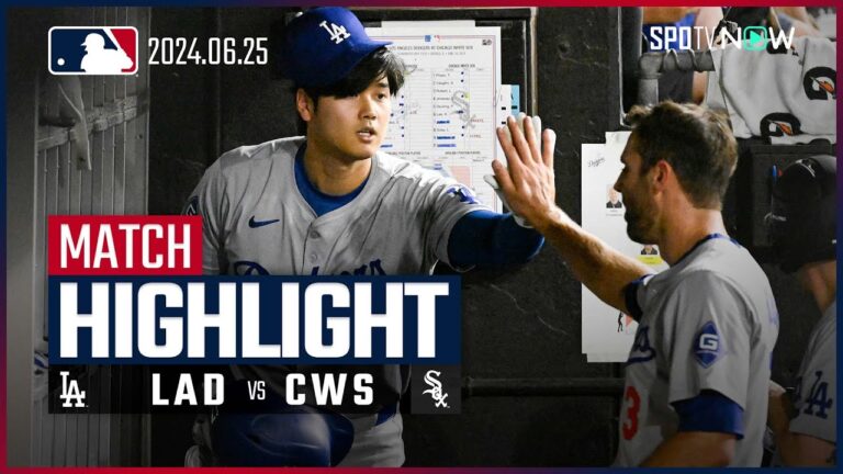 【大谷が日本人最長更新の8試合連続打点！“不敗神話男”ロハスも2安打で全勝継続】ドジャース vs ホワイトソックス 試合ハイライト MLB2024シーズン 6.25