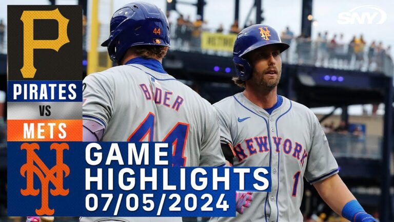 メッツ対パイレーツ（2024年7月5日） | NYメッツハイライト | SNY