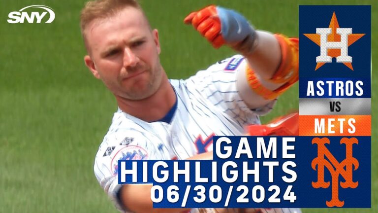 メッツ対アストロズ (2024 年 6 月 30 日) | NY メッツ ハイライト | SNY