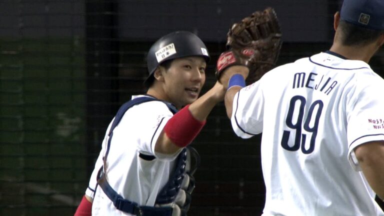 【プロ野球パ】失点許さず！鮮やかな中継プレーに炭谷がナイスブロックで応える！  2014/09/20 L-H