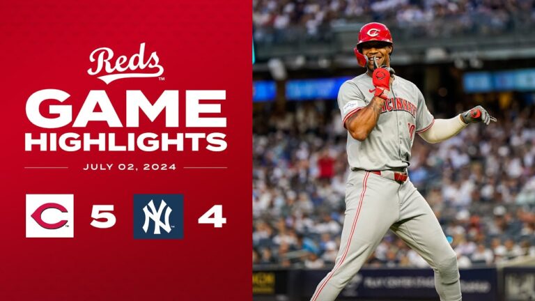 レッズ対ヤンキース戦ハイライト (7/2/24) | MLB ハイライト