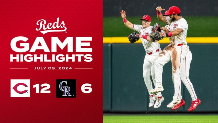 ロッキーズ対レッズ戦ハイライト (7/9/24) | MLB ハイライト