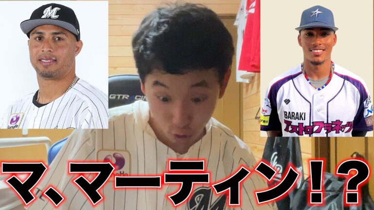 【まさか...】マーティン選手のロッテ復帰を熱望していたら、まさかの弟マーティンのロッテ在籍が決まりました。