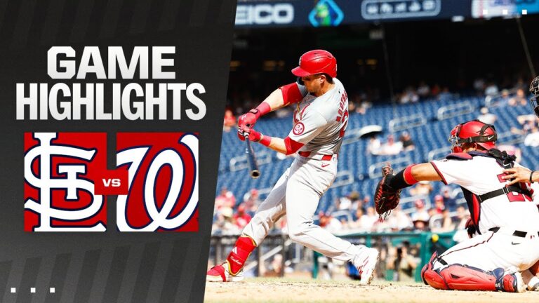 カージナルス対ナショナルズ戦ハイライト (7/8/24) | MLB ハイライト