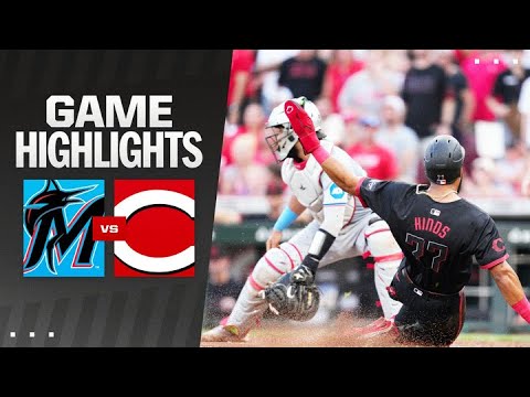 マーリンズ対レッズ 試合ハイライト (7/12/24) | MLB ハイライト