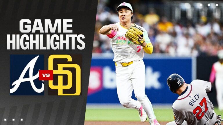 Braves vs. Padres Game Highlights (7/12/24) | MLB Highlights