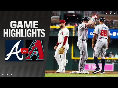 ブレーブス対ダイヤモンドバックス 試合ハイライト (7/8/24) | MLB ハイライト