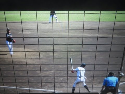 くふうハヤテベンチャーズ 篠原玲央選手 第3打席 空振り三振 VS オリックスバファローズ 中田惟斗投手 2024/7/4 ちゅーるスタジアム