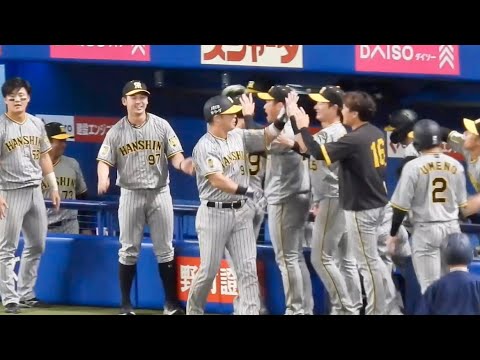 【10回攻撃ハイライト】猛虎打線爆発5得点！仕事人、原口、植田選手が3連敗阻止！ 7/14対ドラゴンズ戦