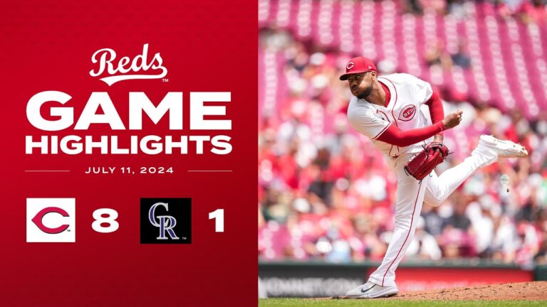 ロッキーズ対レッズ 試合ハイライト (7/11/24) | MLB ハイライト