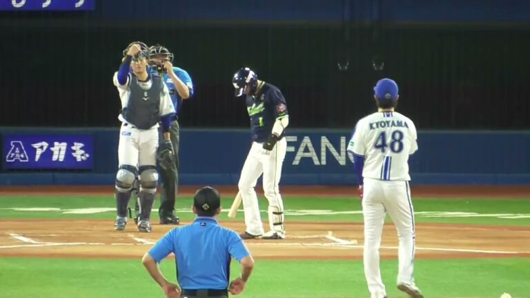 2024年7月2日  東京ヤクルト戦  6回表・京山 将弥 投手登板