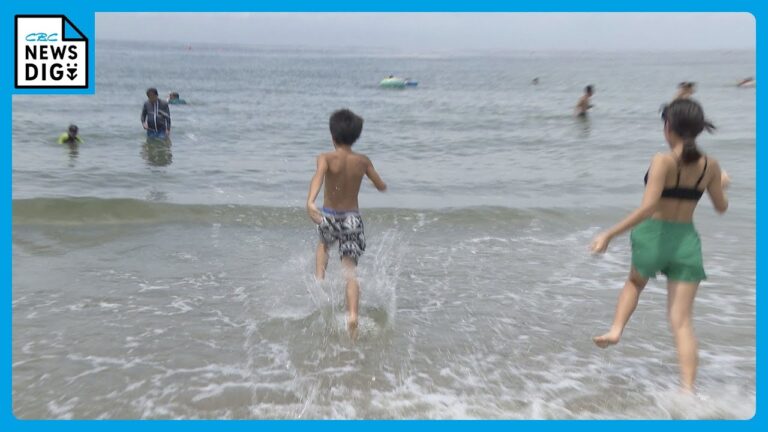 3連休最終日の「海の日」 愛知・内海海水浴場の人出は例年には及ばず　パリ五輪代表選手の練習拠点ではヨット体験
