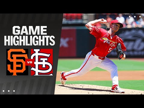 ジャイアンツ対カージナルス戦ハイライト (6/23/24) | MLB ハイライト