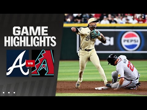 ブレーブス対ダイヤモンドバックス 試合ハイライト (7/9/24) | MLB ハイライト