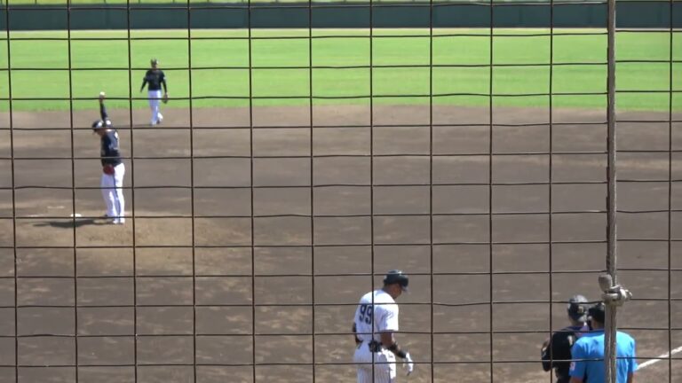 くふうハヤテベンチャーズ ジェリソンバスケス選手 第3打席 ショートゴロ VS オリックスバファローズ 中田惟斗投手 2024/7/4 ちゅーるスタジアム