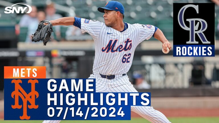 メッツ対ロッキーズ (2024 年 7 月 14 日) | NY メッツ ハイライト | SNY