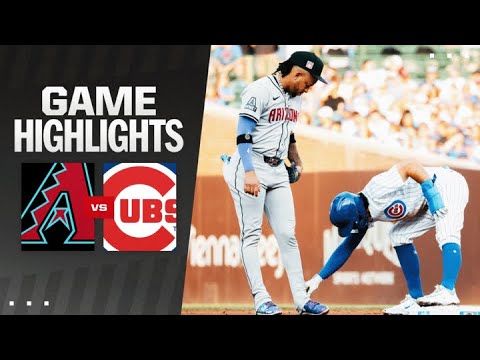 ダイヤモンドバックス対カブス戦ハイライト (7/20/24) | MLB ハイライト