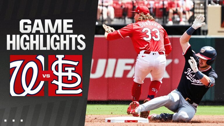 ナショナルズ対カーディナルス戦ハイライト (7/28/24) | MLB ハイライト