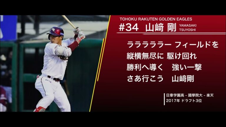 東北楽天ゴールデンイーグルス  山﨑剛  応援歌
