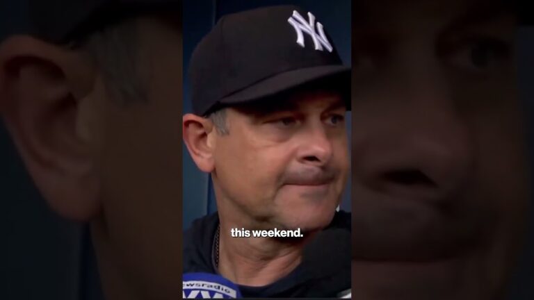 Aaron Boone hopes to have Gerrit Cole back in there "this weekend" #shorts