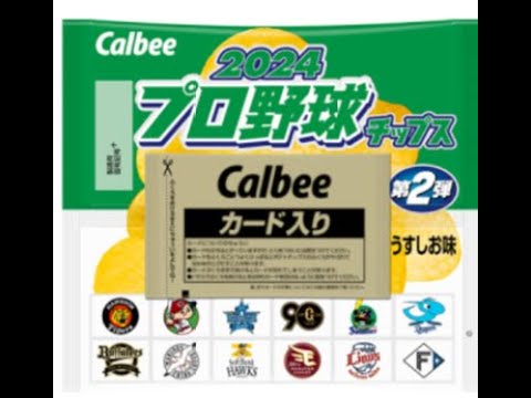 （新）2024プロ野球チップス開封動画⚾第２弾