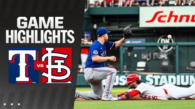 レンジャーズ対カーディナルス戦ハイライト (7/30/24) | MLB ハイライト