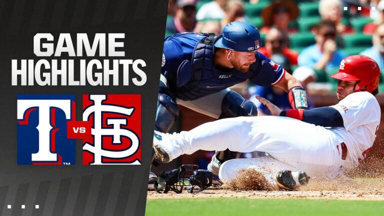 レンジャーズ対カーディナルス戦ハイライト (7/31/24) | MLB ハイライト